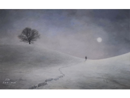 柳尚赫(一级画家) 《梦与远方》68x42 2019年
